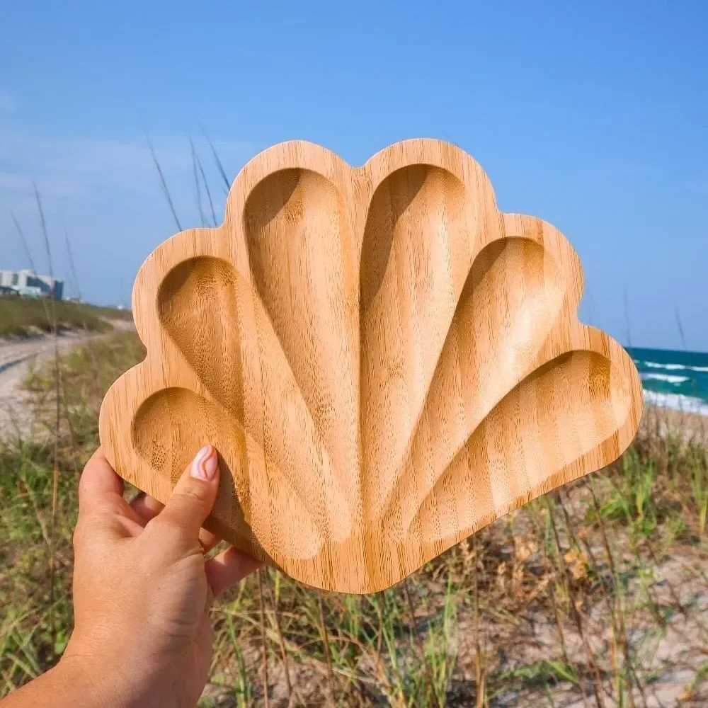 Beachly Bamboo Bombshell Catchall Tray NWT